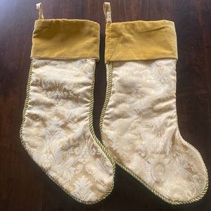 Gold jacquard stocking set ✨